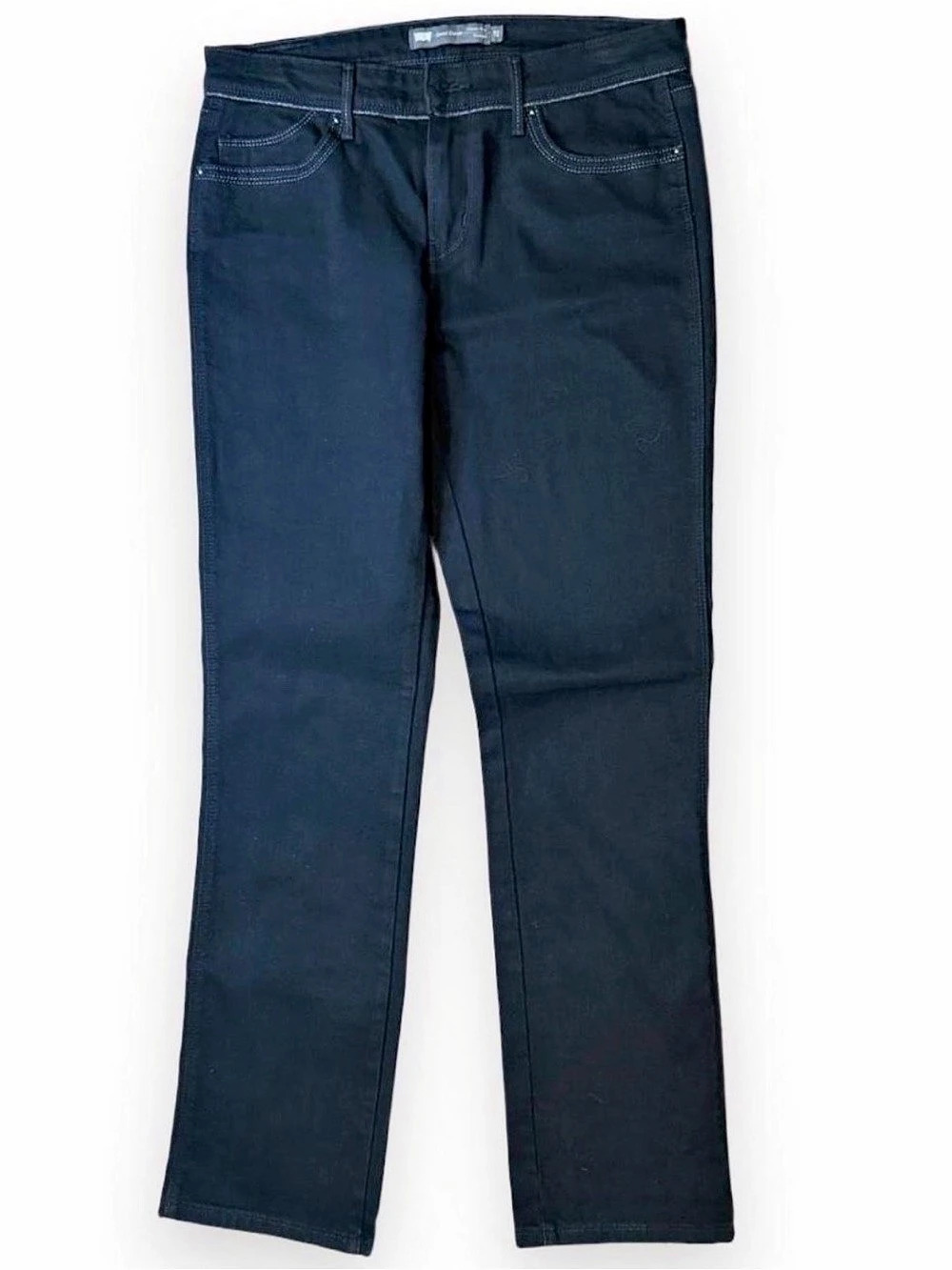 Black Levi’s Brand Demi Curve Straight Leg Jeans Waist 31
